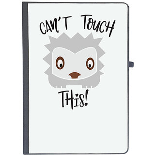                       UDNAG Ruled Notebook Diary 'Touch | Can't Touch This', [A5 80Pages 80GSM]                                              