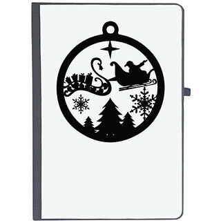                       UDNAG Ruled Notebook Diary 'Christmass | Christmas Bauble1', [A5 80Pages 80GSM]                                              