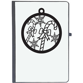                       UDNAG Ruled Notebook Diary 'Christmass | Christmas Bauble2', [A5 80Pages 80GSM]                                              