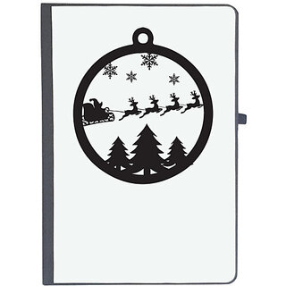                       UDNAG Ruled Notebook Diary 'Christmass | Christmas Bauble11', [A5 80Pages 80GSM]                                              
