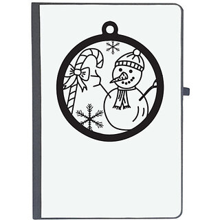                       UDNAG Ruled Notebook Diary 'Christmass | Christmas Bauble 12', [A5 80Pages 80GSM]                                              