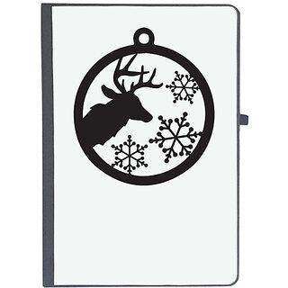                       UDNAG Ruled Notebook Diary 'Christmass | Christmas Bauble 24', [A5 80Pages 80GSM]                                              