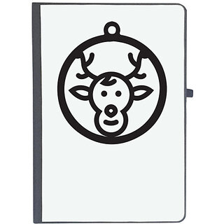                       UDNAG Ruled Notebook Diary 'Christmass | Christmas Bauble 45', [A5 80Pages 80GSM]                                              