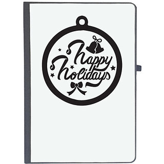                       UDNAG Ruled Notebook Diary 'Christmass | Christmas Bauble 32', [A5 80Pages 80GSM]                                              