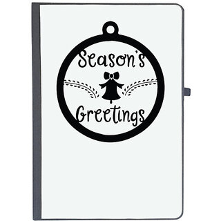                       UDNAG Ruled Notebook Diary 'Christmass | Christmas Bauble 33', [A5 80Pages 80GSM]                                              