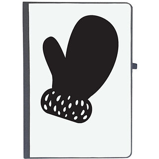                       UDNAG Ruled Notebook Diary 'Christmass | Christmas gloves', [A5 80Pages 80GSM]                                              