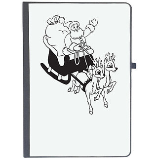                       UDNAG Ruled Notebook Diary 'Christmass | Christmas Santa claus', [A5 80Pages 80GSM]                                              