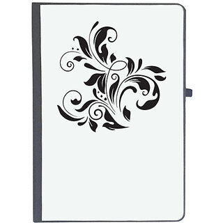                       UDNAG Ruled Notebook Diary 'Floral | Decorative Floral1', [A5 80Pages 80GSM]                                              