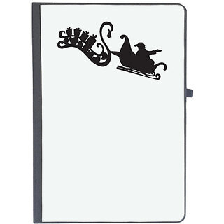                       UDNAG Ruled Notebook Diary 'Christmass | Christmas Santaclous Shape', [A5 80Pages 80GSM]                                              