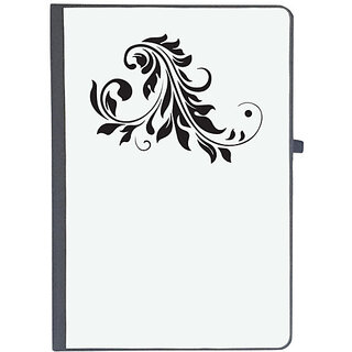                       UDNAG Ruled Notebook Diary 'Floral | Decorative Floral3', [A5 80Pages 80GSM]                                              