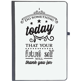                       UDNAG Ruled Notebook Diary 'Future | Do Something Today', [A5 80Pages 80GSM]                                              