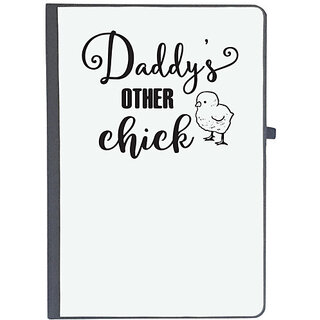                       UDNAG Ruled Notebook Diary 'Dady and Baby | Daddy's other chick', [A5 80Pages 80GSM]                                              