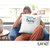 UDNAG White Polyester 'shark your bunny tail' Pillow Cover [16 Inch X 16 Inch]