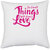 UDNAG White Polyester 'Nurse | Things with great love' Pillow Cover [16 Inch X 16 Inch]
