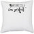 UDNAG White Polyester 'Perfect | perfectly i'm perfect' Pillow Cover [16 Inch X 16 Inch]