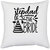 UDNAG White Polyester 'father | Stepdad of the bride' Pillow Cover [16 Inch X 16 Inch]