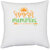 UDNAG White Polyester 'Summer | summer memories' Pillow Cover [16 Inch X 16 Inch]