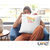 UDNAG White Polyester 'Summer | Tropical Vibes' Pillow Cover [16 Inch X 16 Inch]