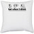 UDNAG White Polyester 'Drink | i p a lot when i drink 2' Pillow Cover [16 Inch X 16 Inch]