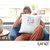 UDNAG White Polyester '| get up get after it' Pillow Cover [16 Inch X 16 Inch]