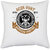 UDNAG White Polyester 'Hunting | dear hunt american hunting club' Pillow Cover [16 Inch X 16 Inch]