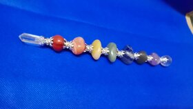 VSP VASTU SAMADHAN - 143 SEVEN CHAKRA GEMSTONE HEALING STICK-  Helps to clear  maintain each of the energy centre