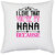 UDNAG White Polyester 'Grand father | I LOVE THAT YOU'RE MY NANA' Pillow Cover [16 Inch X 16 Inch]