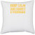 UDNAG White Polyester 'Couple | Keep Calm and Marry a Fisherman' Pillow Cover [16 Inch X 16 Inch]