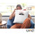 UDNAG White Polyester 'Fishing | Live long and fish' Pillow Cover [16 Inch X 16 Inch]