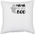 UDNAG White Polyester 'Halloween | mama is my boo' Pillow Cover [16 Inch X 16 Inch]