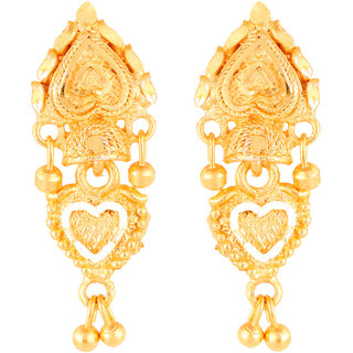                       Vighnaharta Elegant Twinkling Beautiful Gold Plated Screw back alloy  Earring for Women and Girls   [VFJ1833ERG]                                              