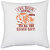 UDNAG White Polyester 'Hot Rod Car | I've been drinking green tea all damn day!' Pillow Cover [16 Inch X 16 Inch]