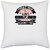 UDNAG White Polyester 'Golf | Forget your opponents; always play against par' Pillow Cover [16 Inch X 16 Inch]