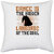 UDNAG White Polyester 'Dancing | Dance is the hidden language of the soul' Pillow Cover [16 Inch X 16 Inch]