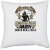 UDNAG White Polyester 'Military | I had the first integrated Army band in World War II' Pillow Cover [16 Inch X 16 Inch]