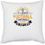 UDNAG White Polyester 'Soccer | I love football, football is my life' Pillow Cover [16 Inch X 16 Inch]