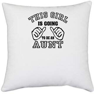                       UDNAG White Polyester 'Death | Danger' Pillow Cover [16 Inch X 16 Inch]                                              