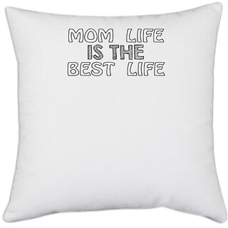                       UDNAG White Polyester 'Wedding | sorry ladies this man is getting married,n' Pillow Cover [16 Inch X 16 Inch]                                              