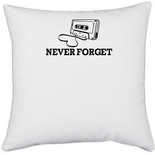                       UDNAG White Polyester 'Boyfriend | this girl loves her boyfriend' Pillow Cover [16 Inch X 16 Inch]                                              