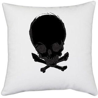                       UDNAG White Polyester 'Summer | I love summer' Pillow Cover [16 Inch X 16 Inch]                                              