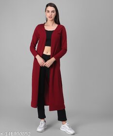 Raabta Maroon Viscose Shurg For Women