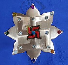 VSP VASTU SAMADHAN - 147 COPPER LOTUS PLATE for ENHANCES Overall Effects of Nine Planets  Remove All Your VASTU DOSH