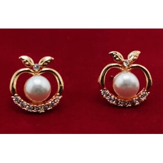                       Fashionable American Diamond Small Size Stud Earrings                                              