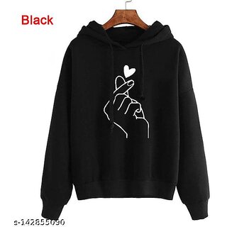                       SV-BLACK HAND PRINT SWEATSHIRT                                              