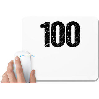                       UDNAG White Mousepad 'Emmergency | 100' for Computer / PC / Laptop [230 x 200 x 5mm]                                              
