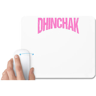                       UDNAG White Mousepad 'Dhinchak' for Computer / PC / Laptop [230 x 200 x 5mm]                                              