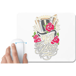                       UDNAG White Mousepad 'Magic Hat | The Magic Hat' for Computer / PC / Laptop [230 x 200 x 5mm]                                              