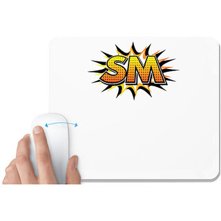                       UDNAG White Mousepad 'Mom | Super Mummy' for Computer / PC / Laptop [230 x 200 x 5mm]                                              