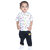 Kidzee Kingdom  Pure Cotton  Half-Sleeves  Collared Neck  Baby Boy's  White  Shirt