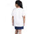 Kid Kupboard | Pure Cotton | Half-Sleeves | Girl's | White | Solid | T-Shirt | Round Neck